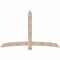 Ekena Millwork Bellingham Smooth Timber Gable Bracket, Douglas Fir, 84"W x 53"H x 1 1/2"D x 5 1/2"F, 15/12 Pitch GBW084X53X0206BEL00SDF - alternate 1